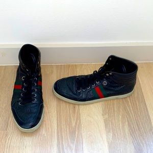 Gucci Men’s high top Sneakers 10 1/2